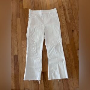 SPANX Women's Cream Flare Jeans